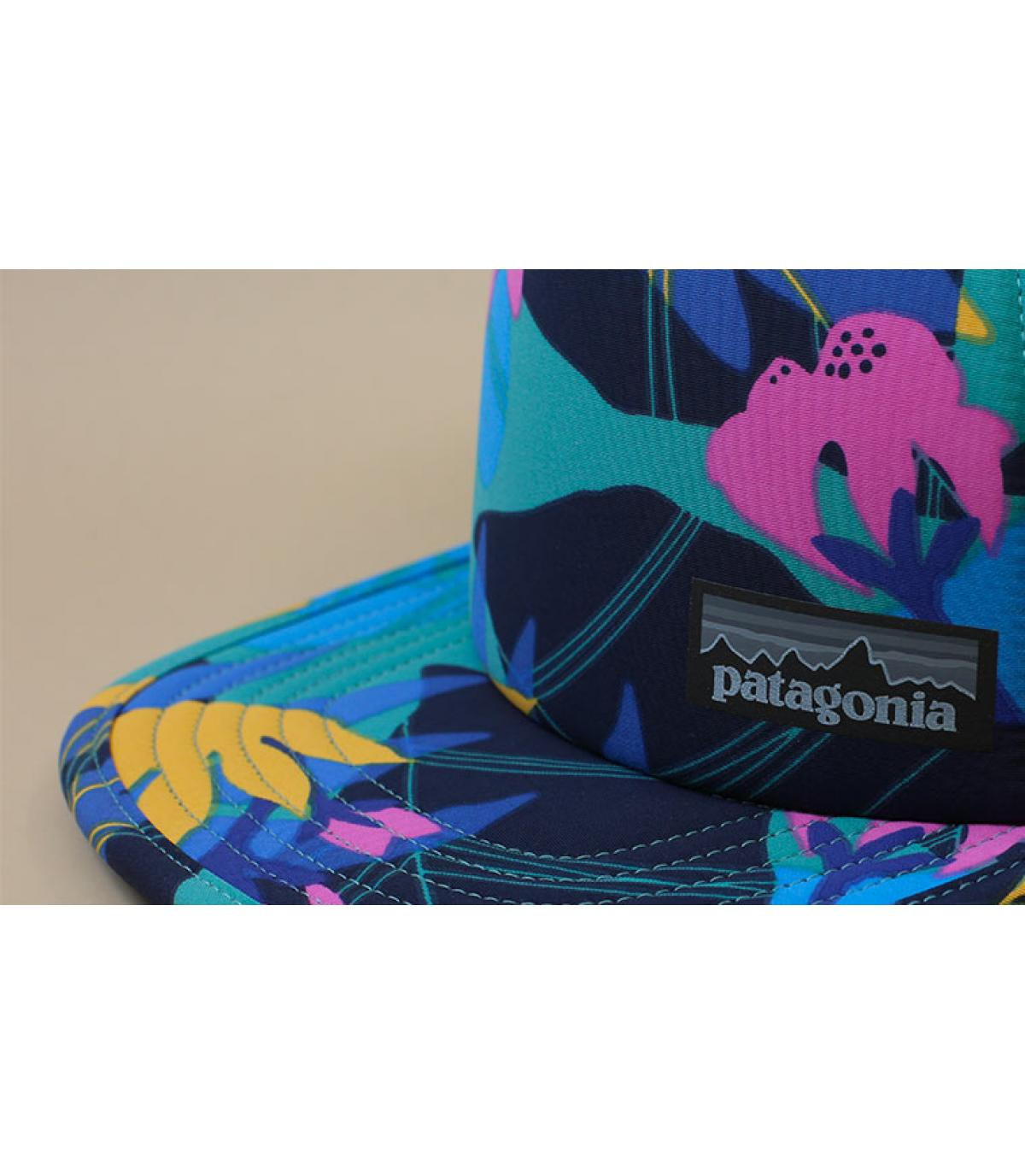 Trucker Patagonia blau bedruckt